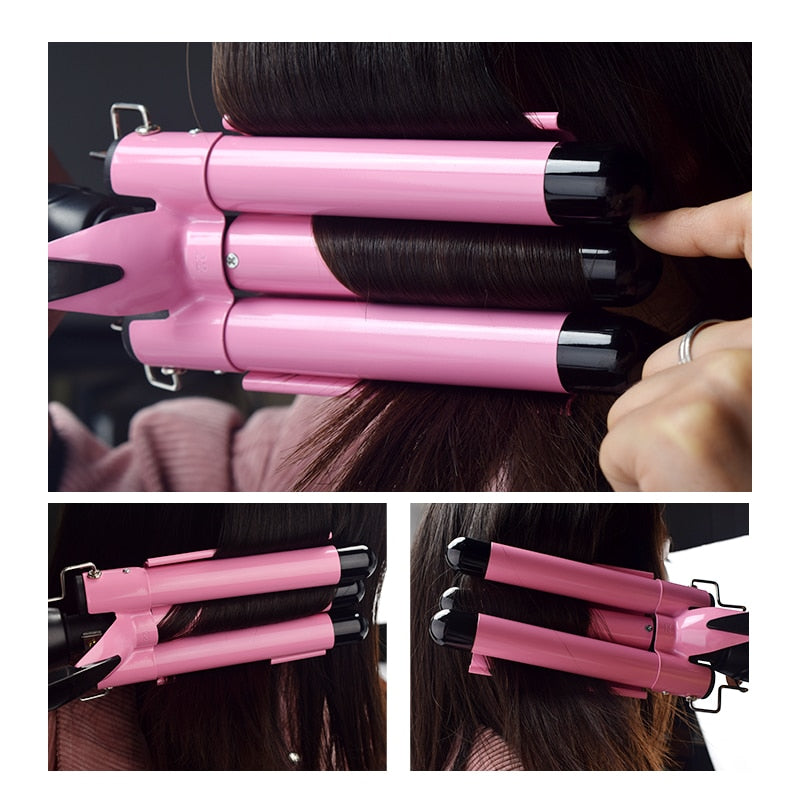 Triple Barrel Ceramic Hair Waver