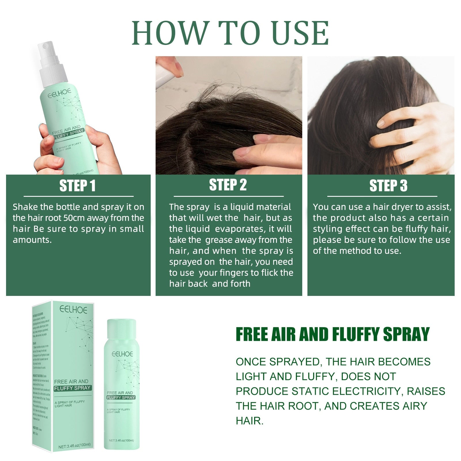 Fluffy Hair Spray