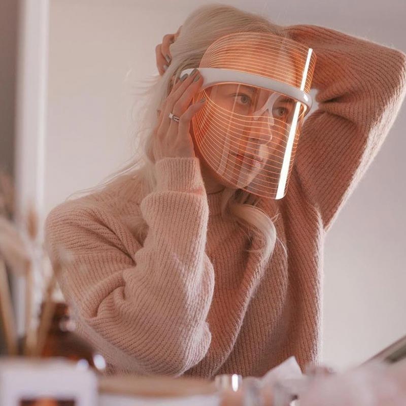 LED Laser Facial Photon Therapy Shield