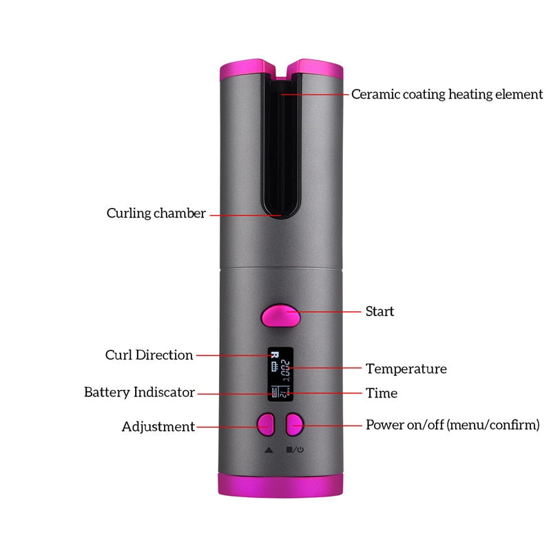 Wireless Hair Curler