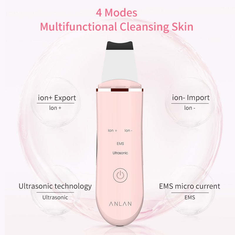 Ultrasonic Facial Skin Scrubber