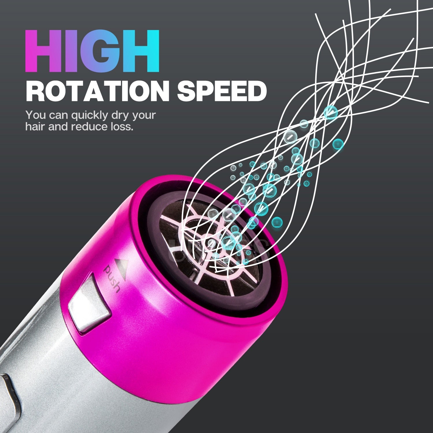 5 In 1 Hair Dryer Brush Professional Hair Curler