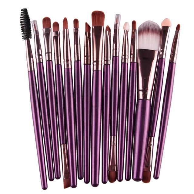 15 Pièces Brush Cosmetic